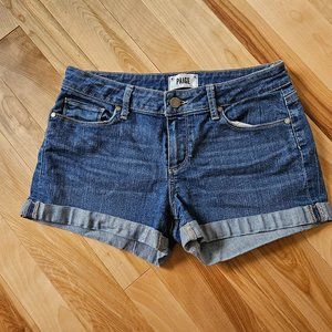 Paige Jimmy Jimmy mid-rise denim shorts size 27